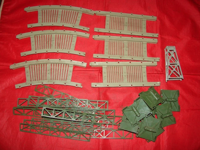 Lot De 4 Rails Chemin De Fer Échelle HO - Accessoires Train Miniature 1:87 à Monter