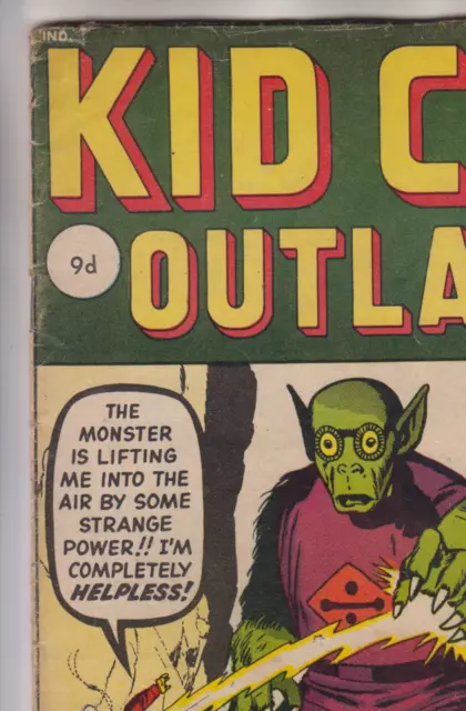 Kid Colt Outlaw # 107  Gd/Vg 3.0  Alien Monster Stan Lee Story  Pence  1962 2