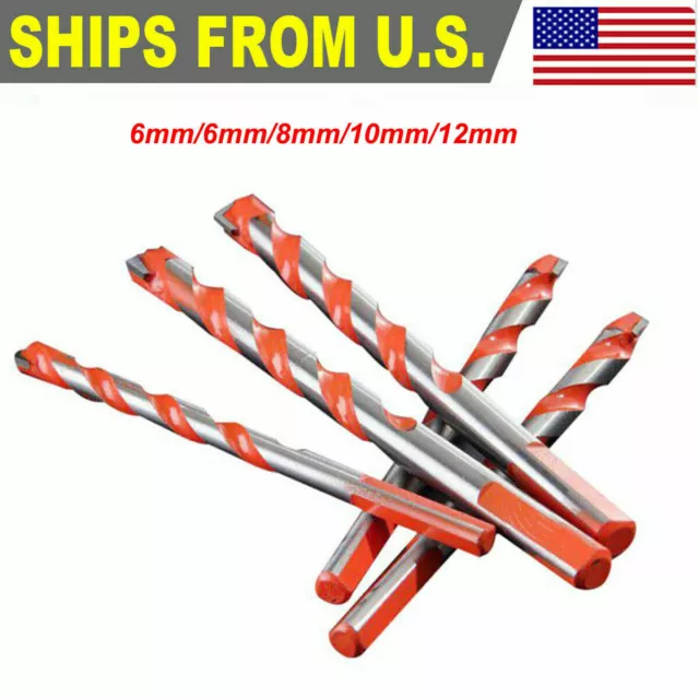 5Pcs Ultimate Drill Bits Multifunctional Ceramic Glass Punching Hole Working Set