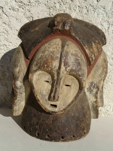 Rare FANG NGONTANG Mask 36 cm Gabon African Art