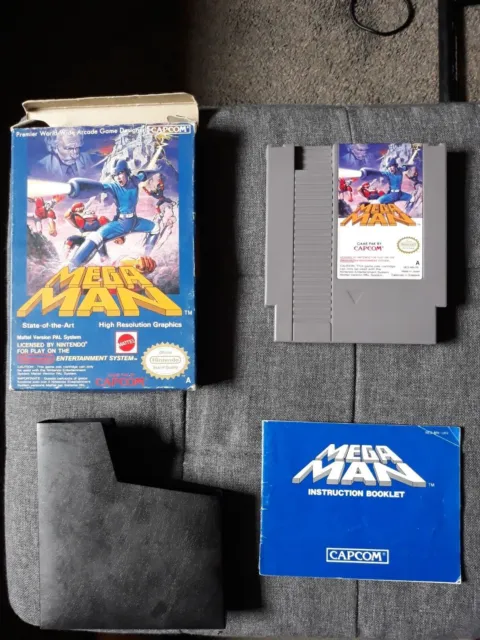 Mega Man NES pal A nintendo completo raro