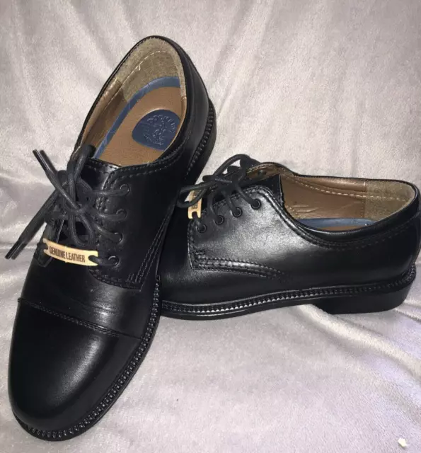 MEN DOCKERS BLACK Leather Shoes Size 11 $49.99 - PicClick