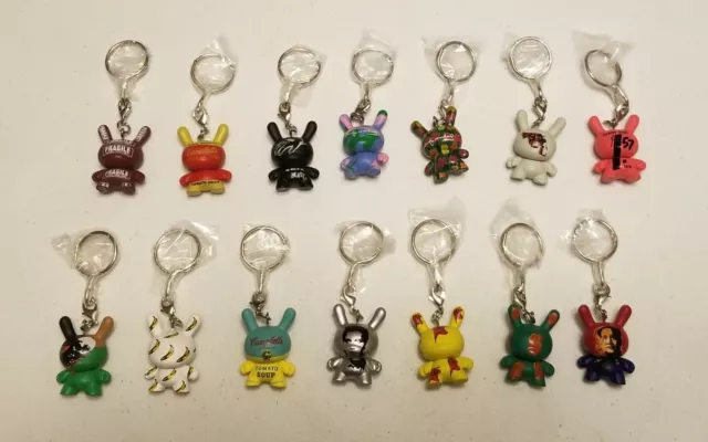 Kidrobot Andy Warhol Dunny Keychain Mini Vinyl Figures Elvis Mao 666 You Pick!