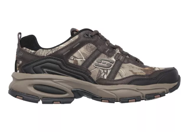 NEW Mens SKECHERS VIGOR 2.0 THE BEARD Camouflage Brown Camo MESH Sneaker Shoes 2