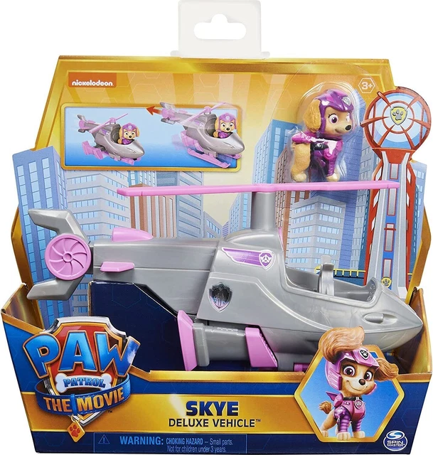 PAW PATROL SKYE Deluxe Vehicle Helicopter Play Set Nickelodeon Spin