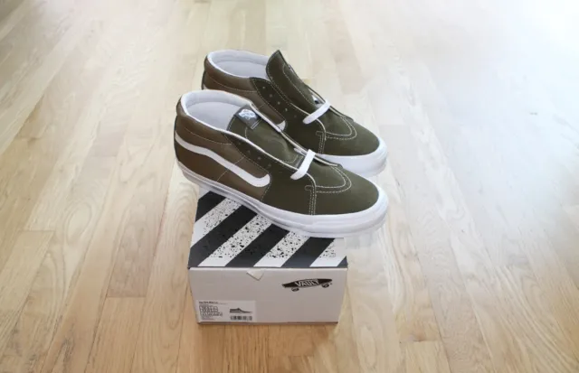 Vans Vault OG SK8-Mid LX Green/White Size 10.5 VN0A4BVCY9H Spring 2023