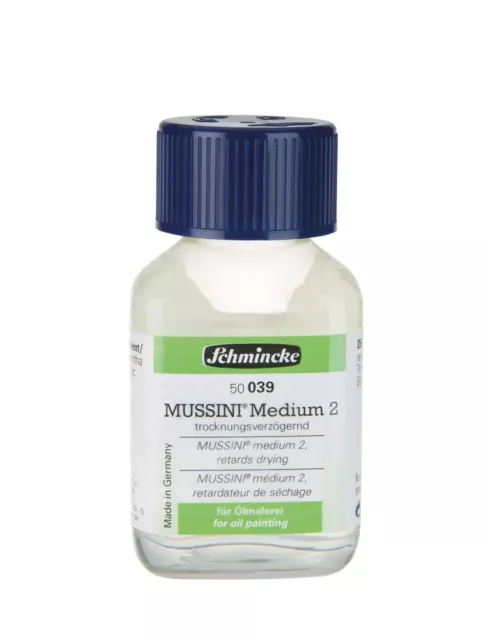 Schmincke Malmittel MUSSINI Medium 2  Malmittlel für Ölfarben 60ml