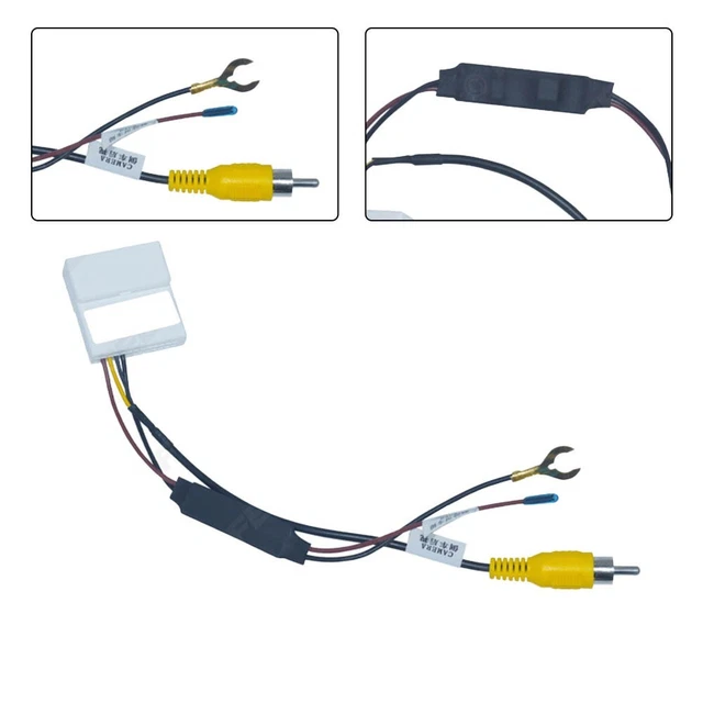 Câble Adaptateur Caméra De Recul KIMISS Pour VW Passat B6/MK5 - Compatible MIB RCD330 - 24 Cm