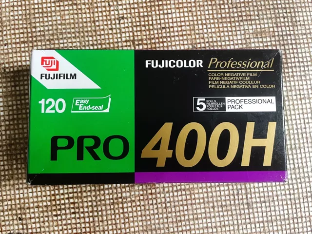 1 x 5 Pack FUJIFILM NPH PRO 400H 120 Rolling Film exp. 09/2007 Fujicolor Portrait