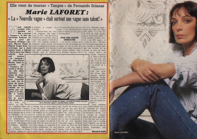 Photo Presse Cinéma Vintage - Marie Laforêt, Guy Hamilton & Claire Bloom Vers 1965 - K66