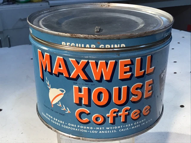 Vintage Maxwell House Coffee Can