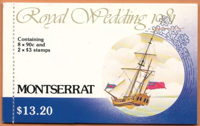 MONTSERRAT CLEARANCE Royal Wedding 1981 Complete Booklet MNH Stamps
