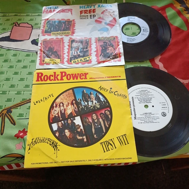 Metal Hammer & Rock Power EPs Alice In Chains Thunderhead Giant 7" VG/VG++ BoxW Metal Hammer & Rock Power EPs Alice In Chains Thunderhead Giant 7" VG/VG++ BoxW