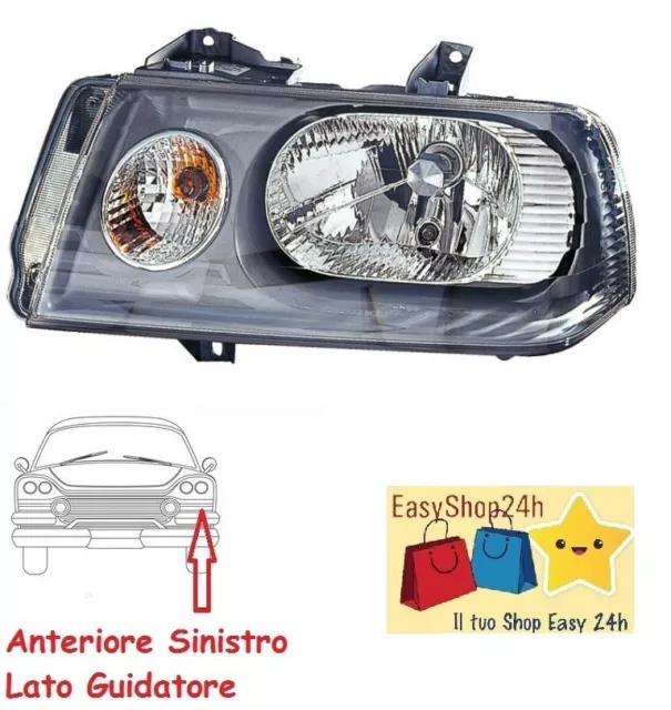 Faro Fanale Proiettore Anteriore Sx H4 Per Fiat Scudo Jumpy Expert 2004 2007