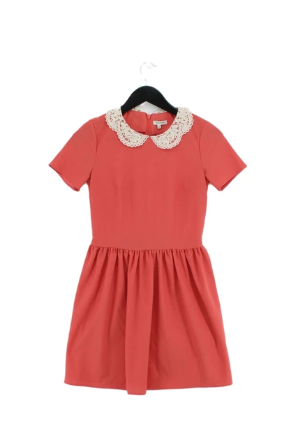 Mini abito donna River Island UK 8 rosa 100% poliestere