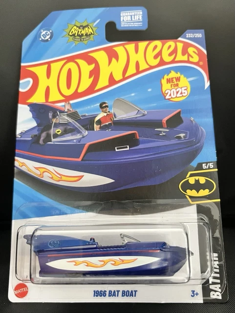 Hot Wheels 1968 Bat Boat Blu #232/250 - Edizione Batman 2025