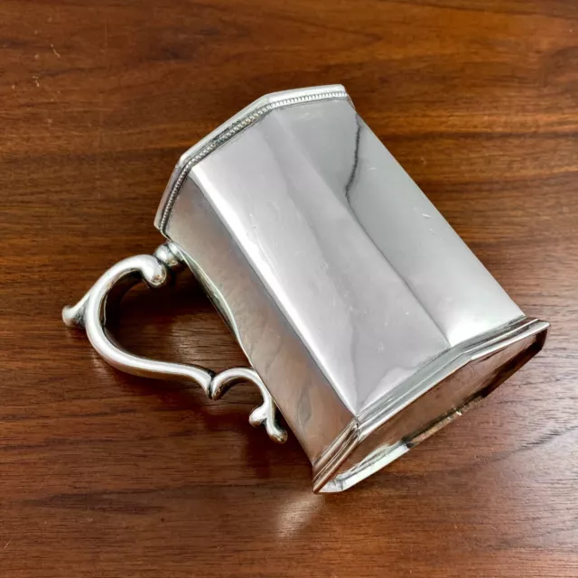 Large James Conning Southern Coin Silver Mug / Beaker Mobile Al 1841-71 No Mono