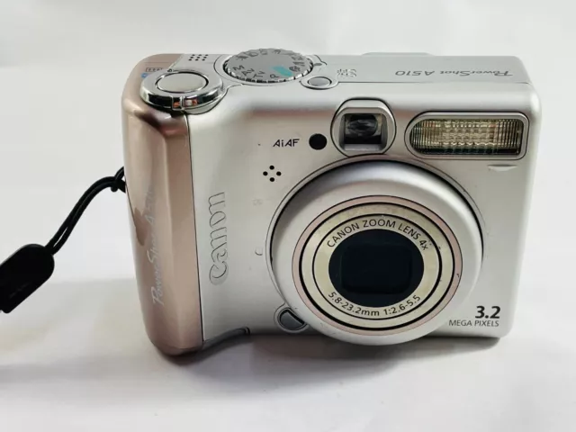 Canon PowerShot A510 3.2MP Digital Camera Silver Zoom Lens 4x" don't work"