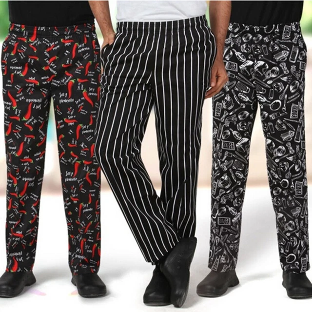 Kochhose Kochuniform Küchenhose Elastischer Bund Unterteil Cater$v