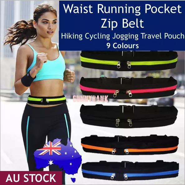 Running Bum Bag Waist Zip Pouch Fanny Pack Running Jogging Travel Belt Sport Bag