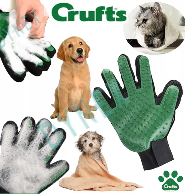 True Touch Deshedding Glove Gentle And Efficient Pet Dog Cat Massage Grooming