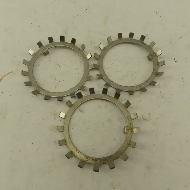 Whittet-Higgins WS-12 Stainless Steel Bearing Lock Washer 2.400" ID Lot Of 3