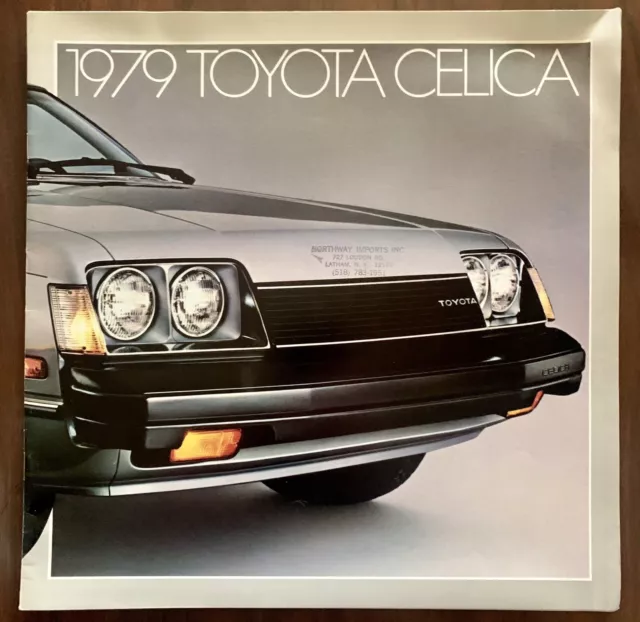 1979 Toyota Celica GT ST Liftback Sport Coupe 20-page Original Sales Brochure