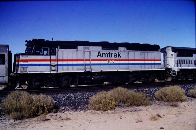 Kodachrome Original Slide Amtrak FP40H Diesel Engine #355-  Item #CC1944