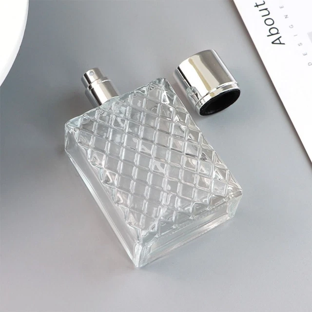 Bottiglia ricaricabile da viaggio vetro profumo bottiglia piatta bottiglia spray