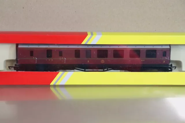 Hornby R4389 Lms Maroon Stanier 3rd Klasse Bremse Coach 5200 Mint Verpackt Oc 2