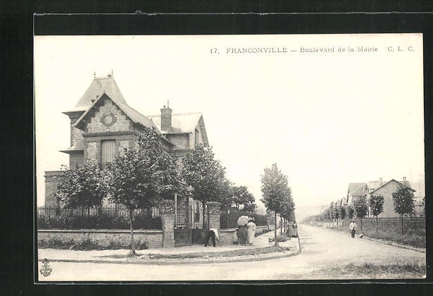 CPA Franconville, Boulevard de la Mairie