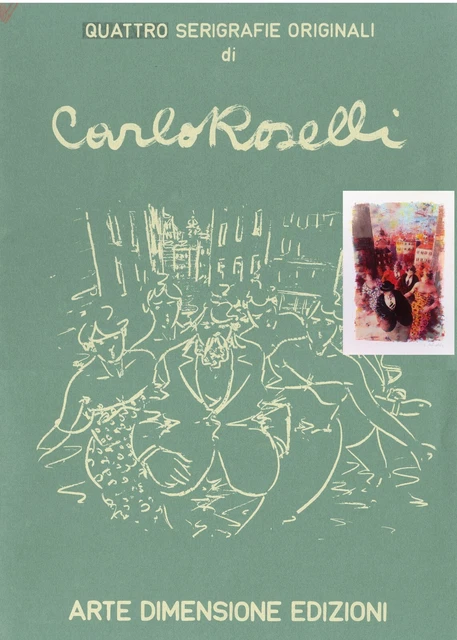 Roselli Carlo   Quattro Serigrafie  Originali  - Arte Dimensione  Edizioni 1995