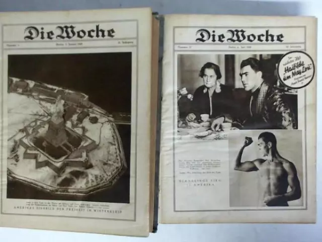 Die Woche - 31. Jahrgang 1929 in 52 Nummern. Zusammen in 2 Bänden