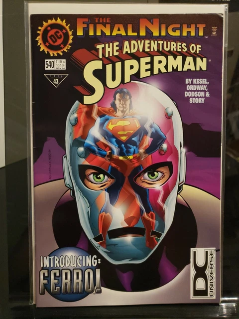 Adventures of Superman #540 DC Universe Logo Variant 1st Ferro Final Night LOSH