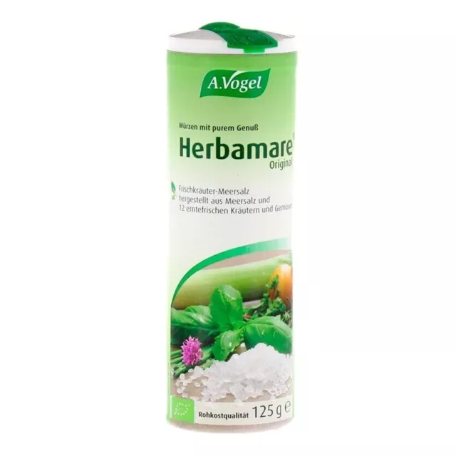 A.Vogel Herbamare sale per condimento alle erbe biologico originale 125 g.