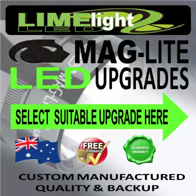 Maglite Upgrade Led Conversion Modification Bulb Globe Flashlight Torch 2400Lm