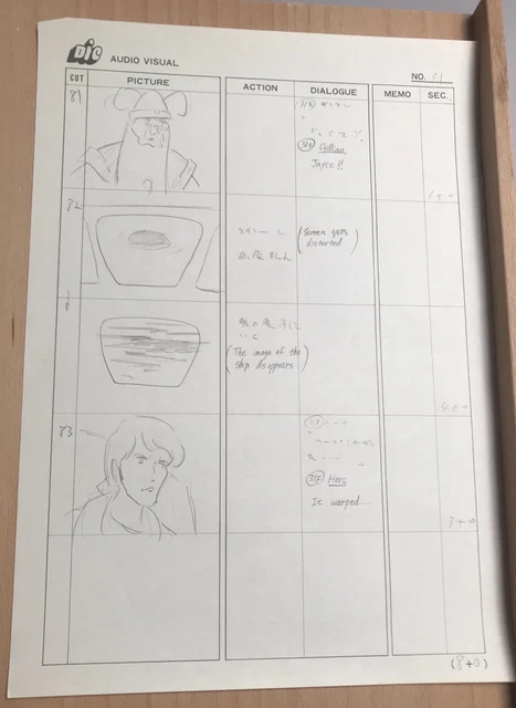 JAYCE AND THE WHEELED WARRIORS Original Animation Art STORYBOARD Drawing DIC Ent