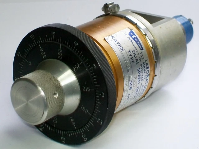 ACTON Heading Selector Synchro, Dual Speed drive, AVIONIC CALIBRATION not BOWMAR
