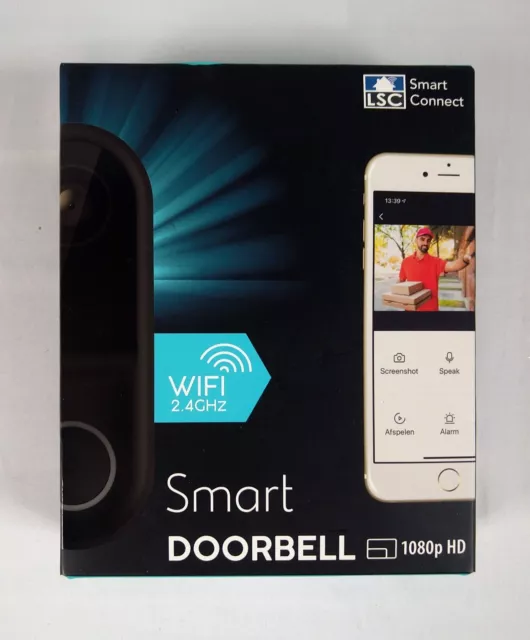 Sonnette de Maison Avec Visiophone Caméra Connecté Wifi LSC Smart Connect