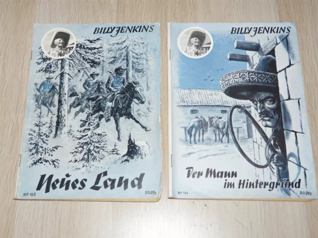 BILLY JENKINS Nr. 163 und 164, Original UTA-Verlag