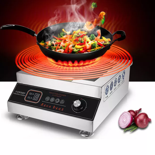 220V 5000W Commercial Induction Cooker Flat Surface High Power Electric Cooker