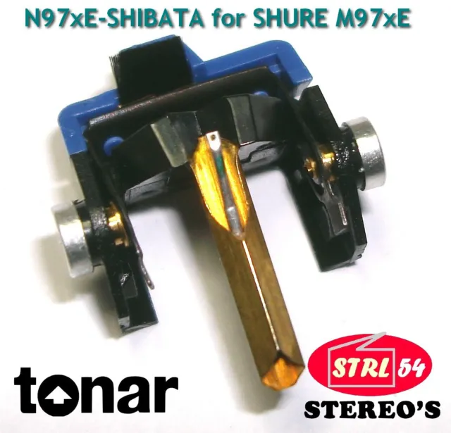 Rare N97XE nude SHIBATA for SHURE M97XE Stylet haute qualité TONAR 6545-SHIBA JP