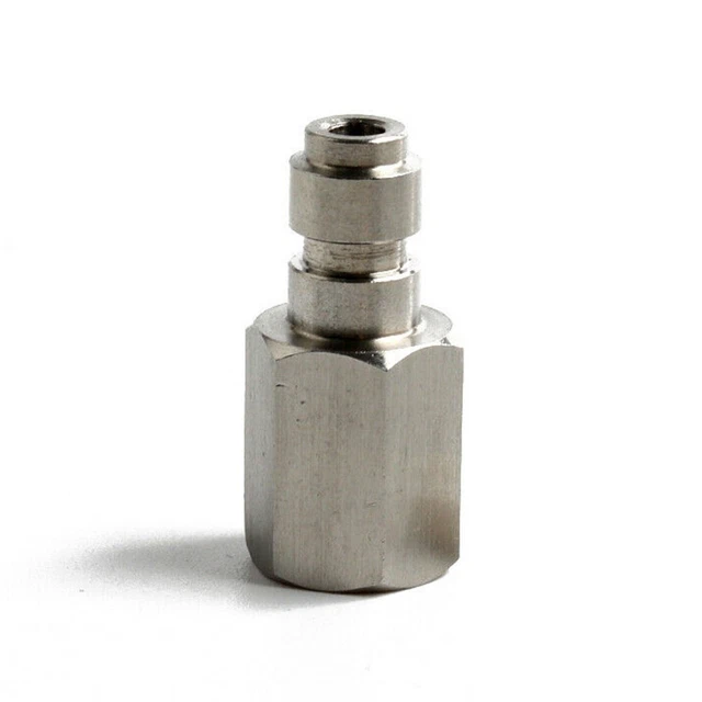 Adaptateur Connexion Rapide Acier Inoxydable PCP 1/8 BSPP – Raccord Coupleur Remplissage PCP Avec Kit Complet