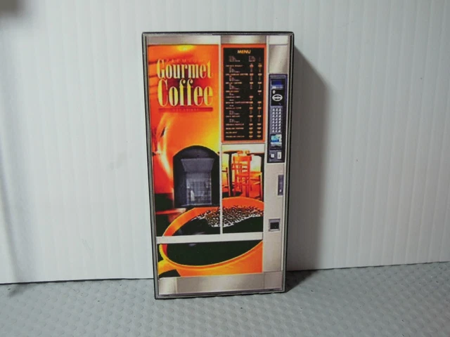 1:18 2d Miniature Gourmet Coffee Vending Machine