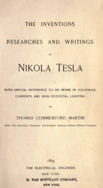 Rare Vintage Books Nikola Tesla on DVD my Coil Inventions Patents Biography 279 3