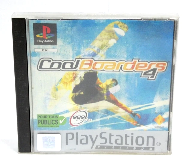 Jeu Cool Boarders 4 – PlayStation 1, Version PAL Française, Sans Notice – État Bon, Snowboard 989 Studios