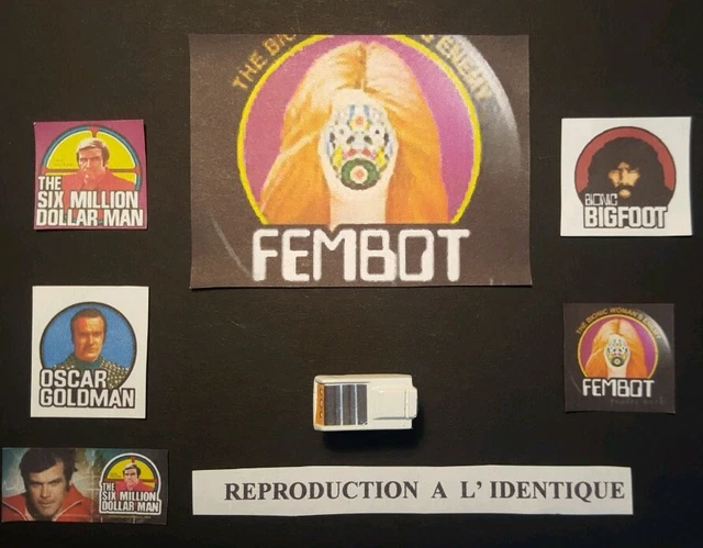 SIX MILLION DOLLAR man # FEMBOT GUN PHASER # kenner homme qui valait 3 ...