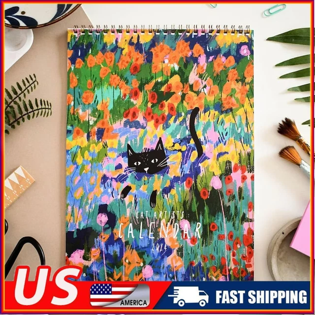 2024 ALASKA ART Calendar 2024 6.69x11.41" Monthly Rectangle Wall