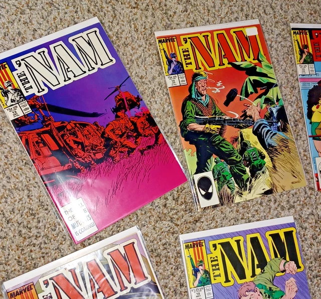 THE 'NAM 13-20  MARK HAZZARD: MERC MARVEL 8 9 comics VIETNAM WAR VF/NM GREAT LOT