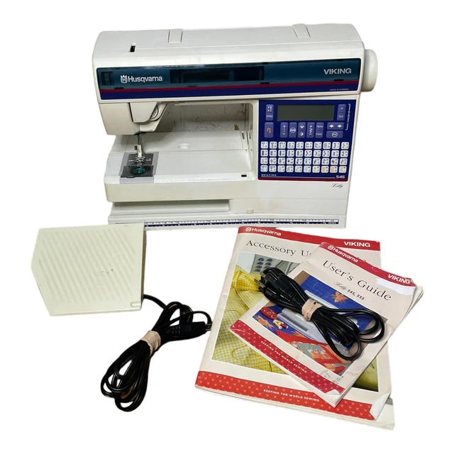 HUSQVARNA VIKING LILY 545 Sewing & Quilting Machine Tested & Working